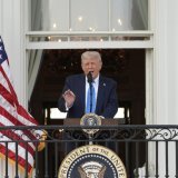 Donald Trump veut "protéger" les Etats-Unis des "terroristes étrangers". KEYSTONE/AP/Alex Brandon
